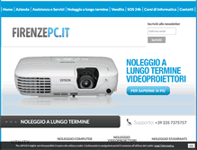 Tablet Screenshot of firenzepc.it